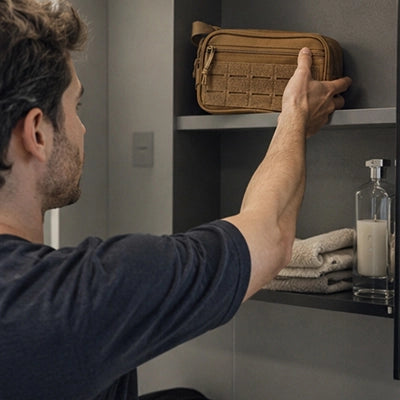Trousse de toilette homme au design moderne