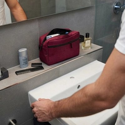 Trousse toilette homme élégante pour produits de toilette quotidiens