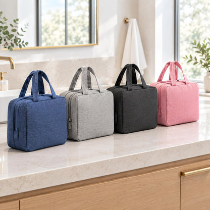 Trousses de toilette de voyage pour femme disponible en 4 couleurs